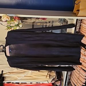 Navy duster cardigan